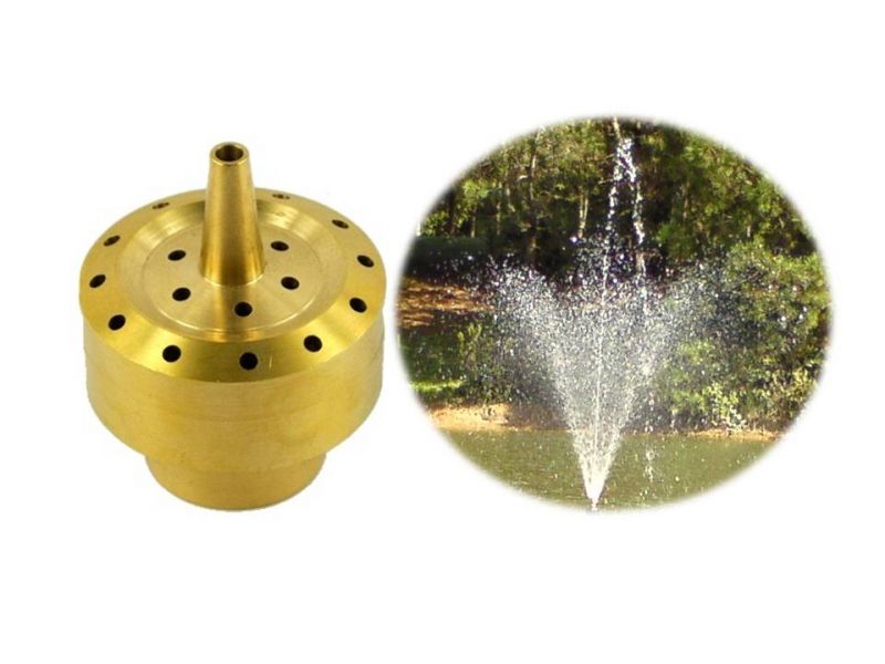 NAVADEAL 1/2 DN15 Brass Multi Direction Comet Water Fountain Nozzle Spray Pond Sprinkler Head 
