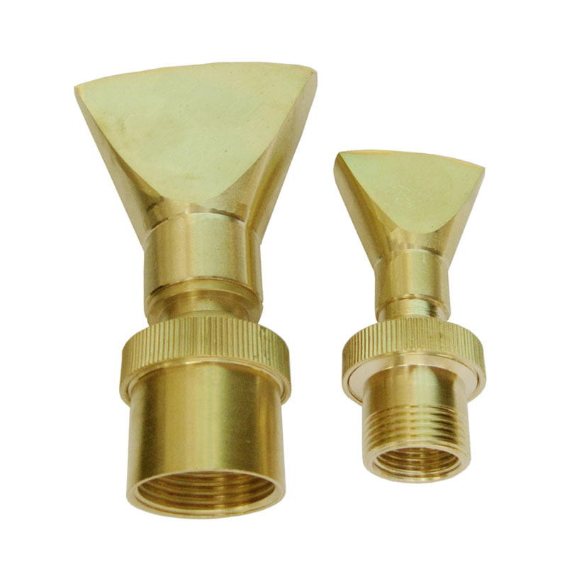 Details about   1" Brass Fan Jet Fan Fountain Nozzle With Swivel 