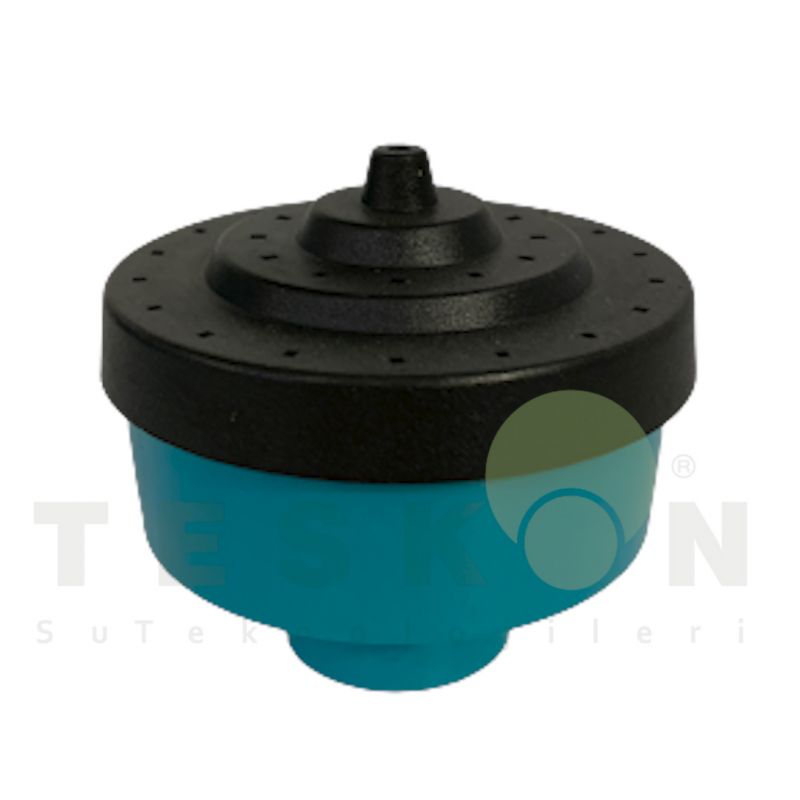Three-Tier Flower Vulcan Fountain Nozzle Plastic Heads for Pond Fountain Submersible Pump Pool 1/2